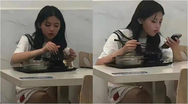 疑似杨超越在工厂打工时的照片曝光！网友炸了：这妥妥的厂花啊！