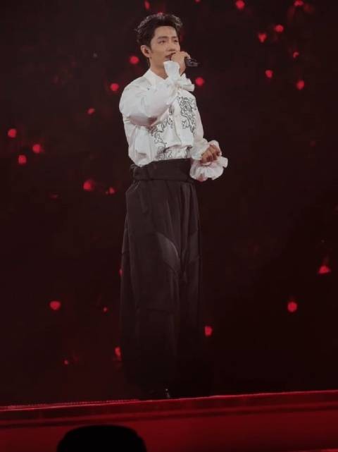 哈哈哈哈哈哈我也好想穿着肖战的官周衣服去参加肖战的演唱会啊！