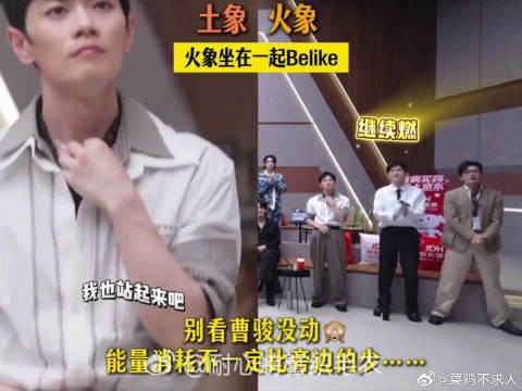 曹骏眼睛忙不过来消耗能量超张彬彬蹦跳