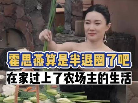霍思燕淡出荧屏的谜底揭晓,妥妥的娱乐圈又一位李湘式人物