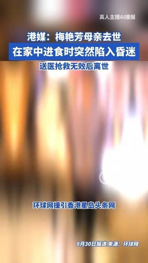 梅艳芳哥哥梅启明现身殓房认母：希望母亲与梅艳芳葬在一起