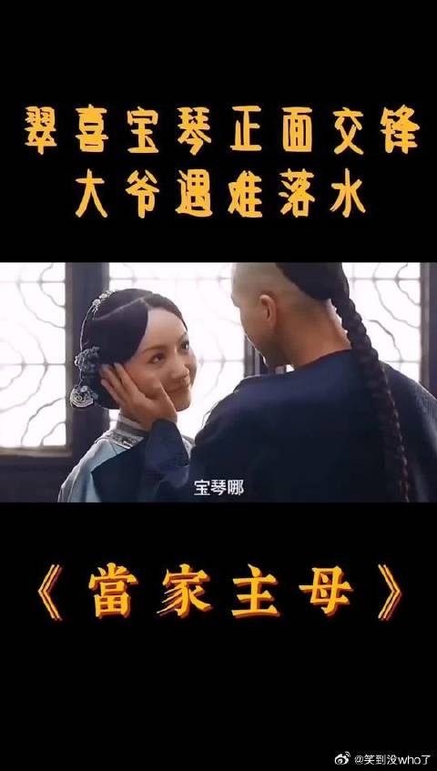翠喜宝琴正面交锋,大爷遇难落水