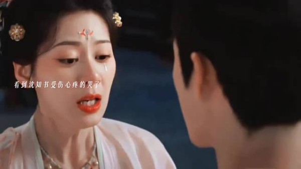 看到沈知书受伤馥之心疼的哭了