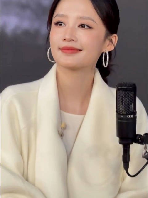 李沁超级近怼脸好美貌，大家闺秀大青衣，沁沁下班的时候跟粉丝打招呼好温柔！