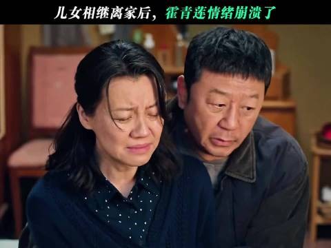 儿女相继离家后，霍青莲情绪崩溃了！不得不说刘琳演技太好了！