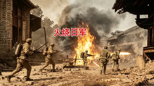 1944年腾冲战役录像：火枪焚烧日军歼敌6000人，此外遍地英烈身死( ​)