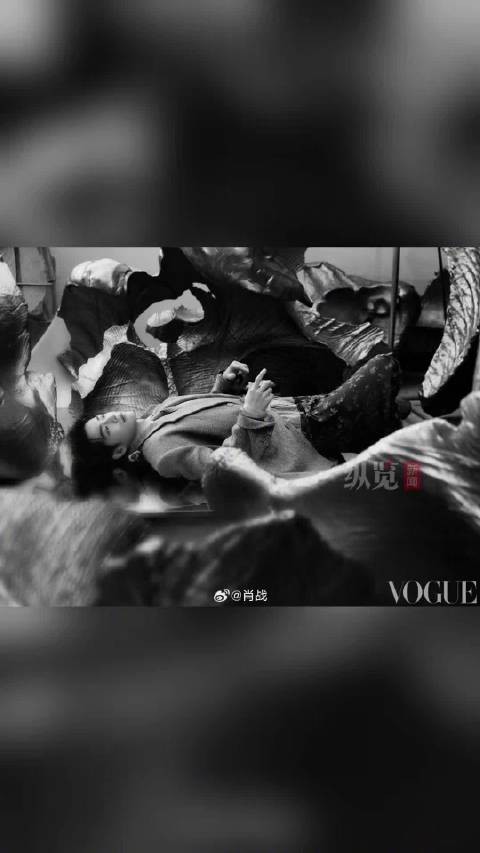 肖战VOGUE光影艺术大片