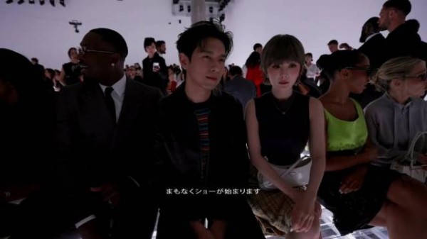 杨幂李现Prada大秀同框,豪门姐弟权威两张脸