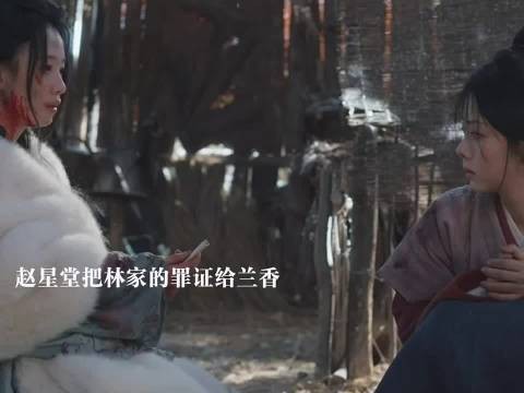 赵星堂把林锦歧放走废太子的证据给兰香，让她用此拿捏林家，以后有退路