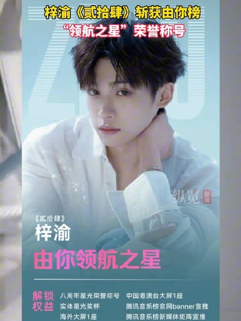 梓渝贰拾肆获领航之星荣誉称号