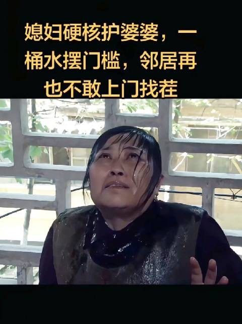 农村儿媳硬核护城市婆婆，用一桶水巧妙治服恶邻