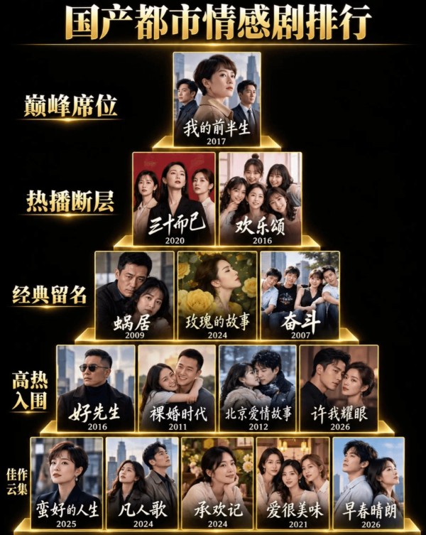 《我的前半生》巅峰？这张排位图，你服吗？