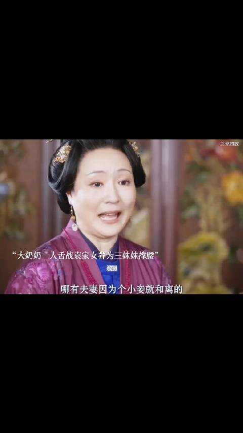 大奶奶一人摆平袁家女眷！为三妹妹撑腰，你们还嫩了点！