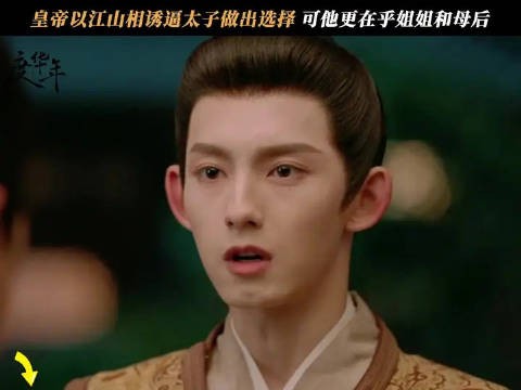 儿子被父亲逼着做选择！太子坚定的选择了母后和姐姐