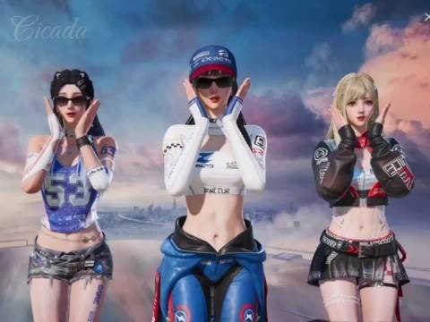 蓝色那套衣服越看越喜欢，不知道我还有没有机会得到她
