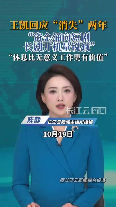 王凯回应消失两年没戏拍