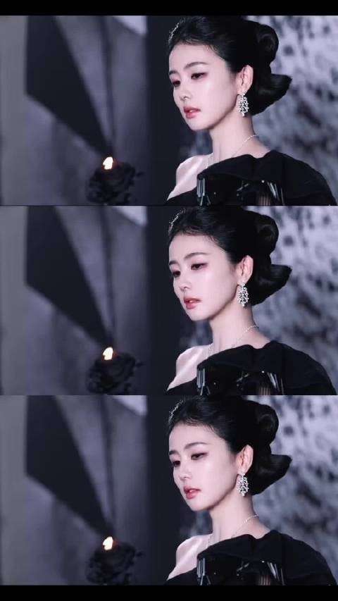 白鹿时尚芭莎盛典黑天鹅造型气场全开