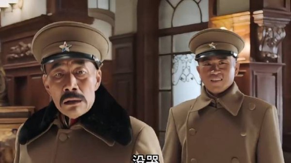 隔辈亲，张作霖回府看孙女