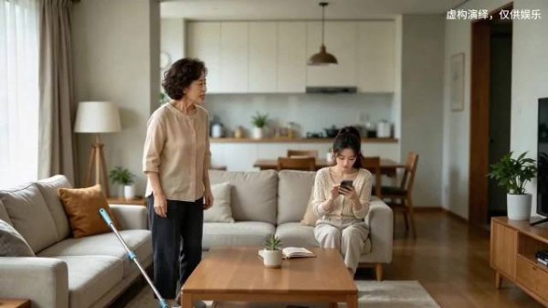 婆婆心疼儿子赚钱辛苦,儿媳把老公叫来,先怪他挣得太少