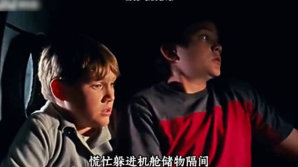 两男孩因一时贪玩上了别人的私人飞机,想下来的时候却傻了眼
