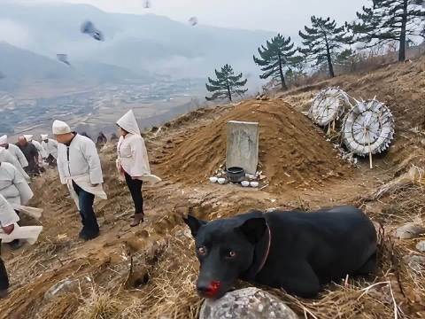 老人离世儿女急售老房分钱，忠犬风雨守候三个月